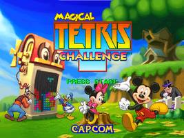 Magical Tetris Challenge Title Screen